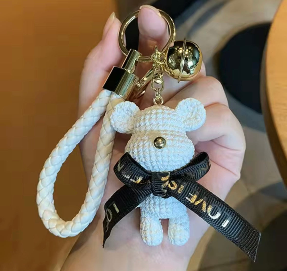 מחזיק מפתחות בצורת דובי