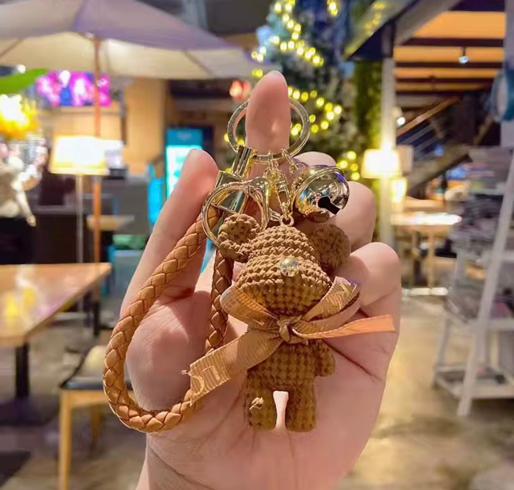 מחזיק מפתחות בצורת דובי